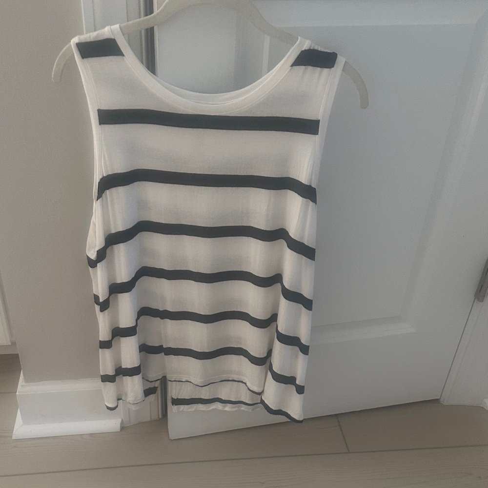 Halogen Classic Striped Tank Top